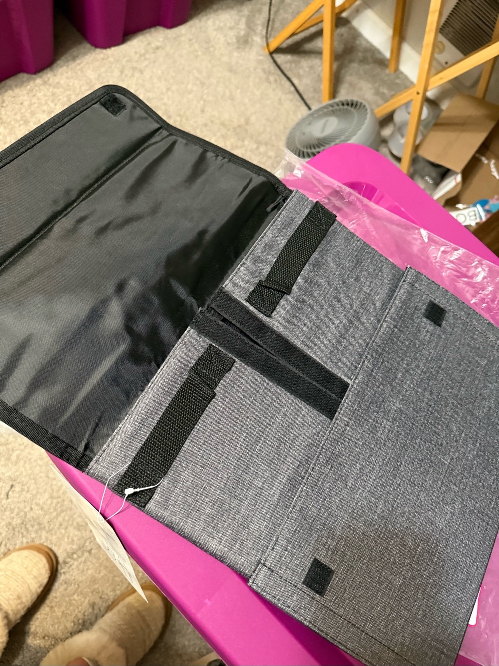thirty-one ‘Get Creative Case' Charcoal Crosshatch